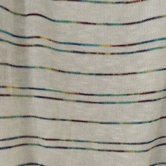 NEW Torrid Off-Shoulder Hacci Stripe Raglan Tee White multicolor Size 2X - Picture 4 of 12